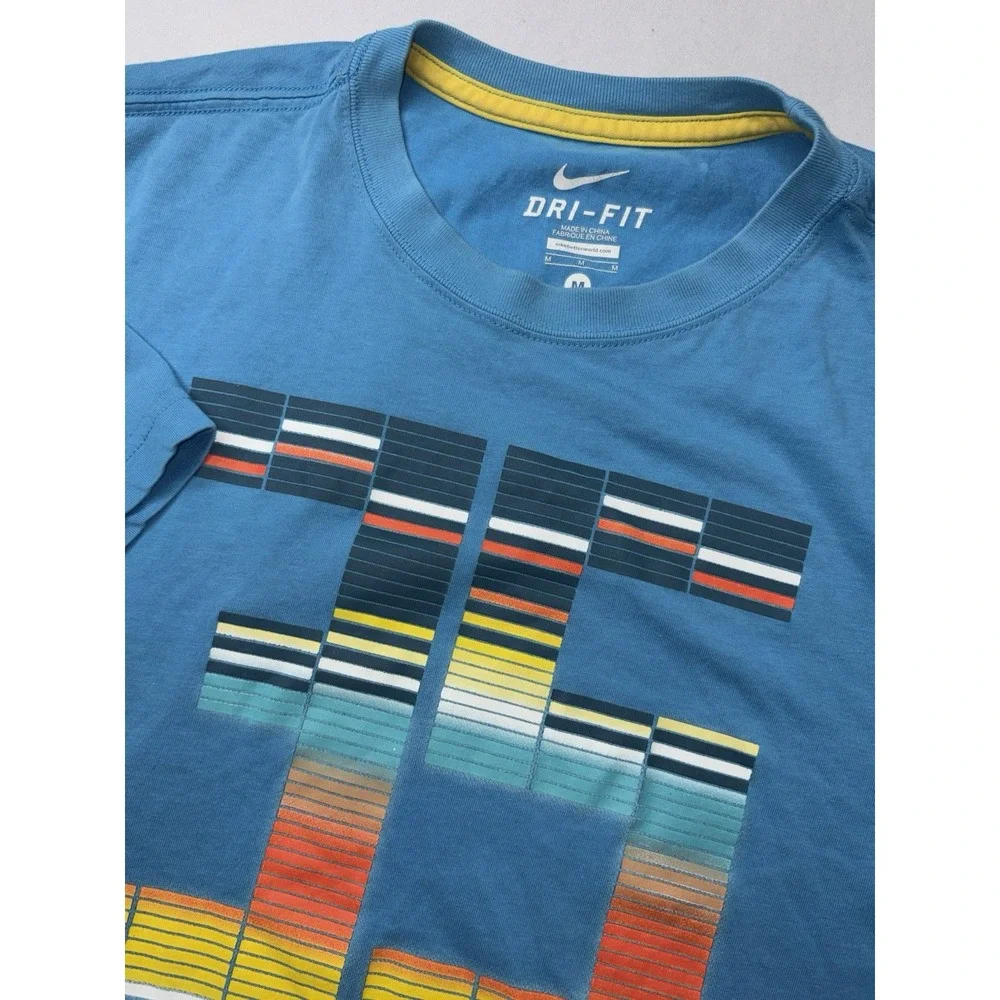 Nike Dri-Fit Kevin Durant T-Shirt‎ 35 Men's Size Medium Blue Athletic Tee